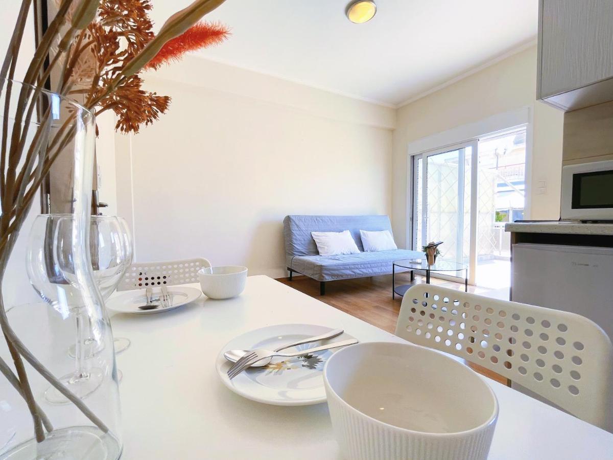 Wsd Luxury Stylish 1Bd Apt With City View Balcony アテネ エクステリア 写真